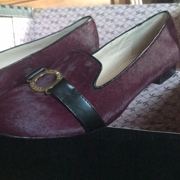 Shoes size 7.5 color burgundy mohair - Picture 3 of 4